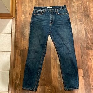 Karolina High Rise Straight Crop in blue
GRLFRND. New no tags size 27